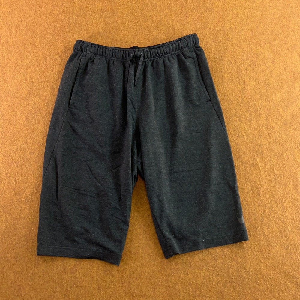 Nike Mens Large Gray Dri-FIT Rayon Blend Training Athletic Shorts